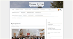 Desktop Screenshot of heroy-kyrkje.no