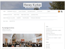 Tablet Screenshot of heroy-kyrkje.no